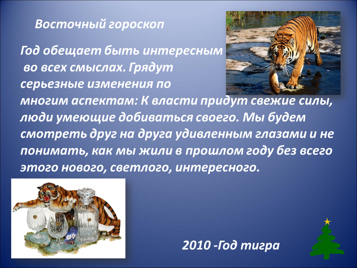 Восточный Гороскоп Год Тигра
