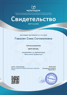 Аватар пользователя