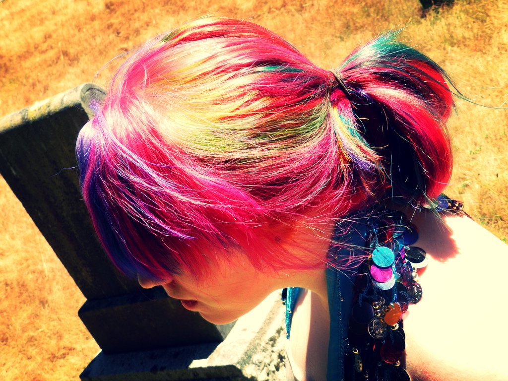 Как красиво покрасить волосы к школе