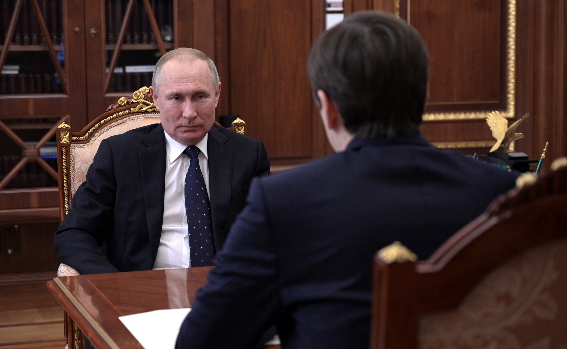 У Путина состоялся серьёзный разговор с министром просвещения Кравцовым