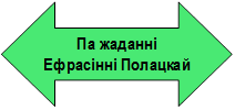 Па жаданні 
Ефрасінні Полацкай
