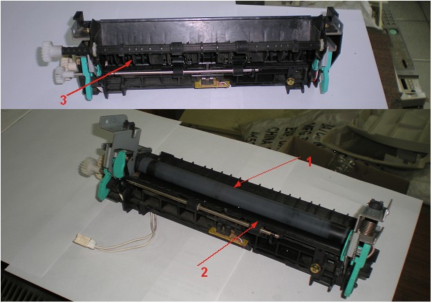 Узел фиксации изображения или печка