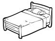 Free Bed Clipart Black And White, Download Free Bed Clipart Black And White  png images, Free ClipArts on Clipart Library
