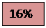 Надпись: 16%