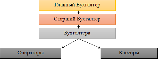 Главный Бухгалтер,Старший Бухгалтер,Бухгалтера,Операторы,Кассиры