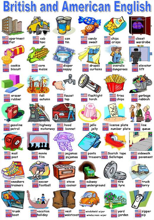 British and American Vocabulary