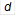 d