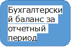 Бухгалтерский баланс за отчетный период