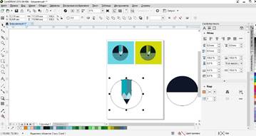 Создание шкал приборов в coreldraw