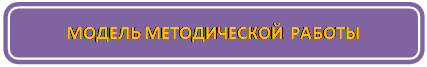 Скругленный прямоугольник: МОДЕЛЬ МЕТОДИЧЕСКОЙ  РАБОТЫ