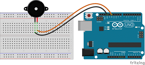 Подключение пищалки к Ардуино