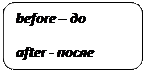 Скругленный прямоугольник: before – до 
after - после 

