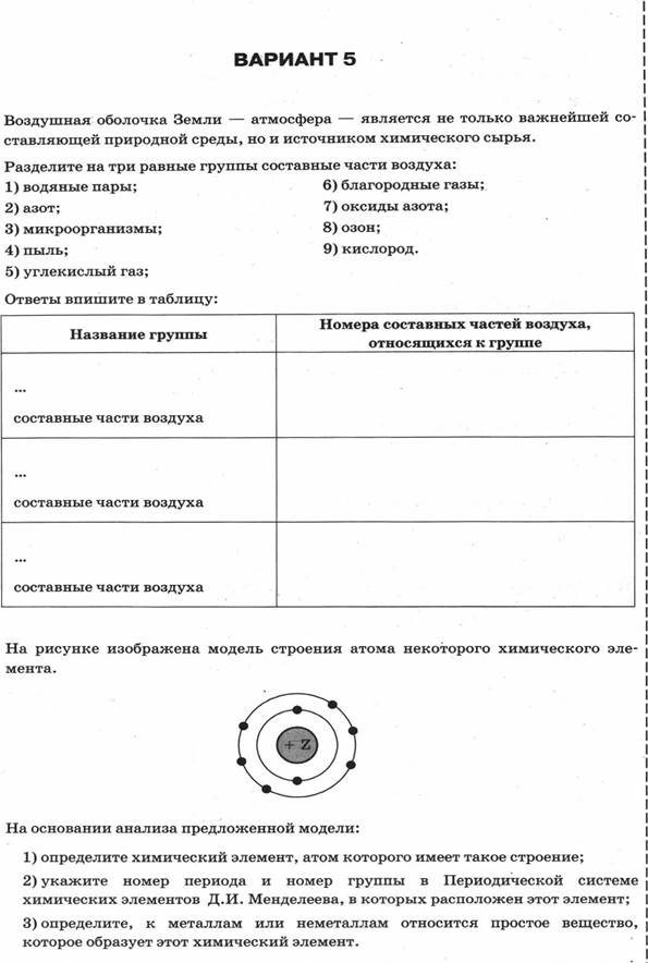 Подготовка к ВПР по химии. 11 класс