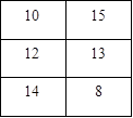 10	15
12	13
14	8

