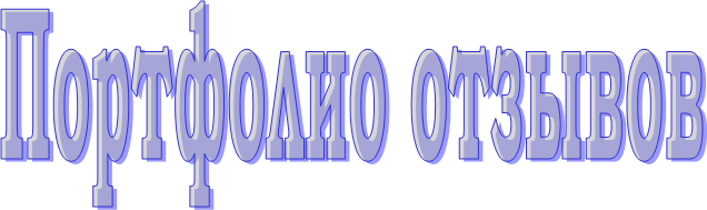 Портфолио отзывов