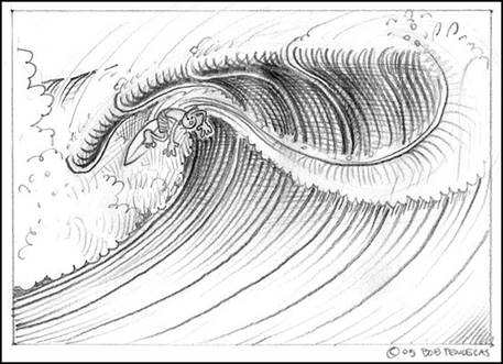 Рисуем воду.
