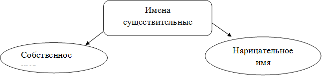 Имена существительные,Собственное имя,Нарицательное имя