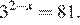 3 в степени (2 минус x) =81.