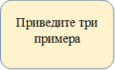 Приведите три примера