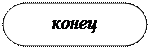 Блок-схема: знак завершения: конец