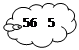 Выноска-облако: 56   5