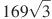 169\sqrt{3}