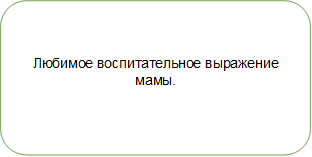 Любимое воспитательное выражение мамы.