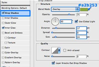 drop shadow