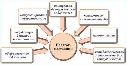 Функции педагога-наставника в учебном заведении