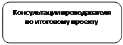 Скругленный прямоугольник: Консультации преподавателя по итоговому проекту