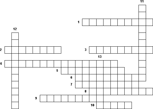 Кроссворд «Структура сообщества. Взаимосвязь организмов в сообществах»