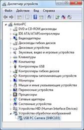 В диспетчере устройств неустановленных устройств нет