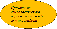 Проведение социологического опроса  жителей 5-го микрорайона