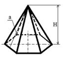 Объем правильной пирамиды
