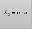 S_□=a∙a