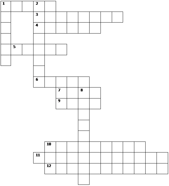 Надпись: 1
			2											

			3											

			4											

														

	5													

														

														

			6											

					7		8							

					9									

														

														

														

				10										

			11											

				12										

														
 
