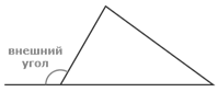 Внешний угол треугольника