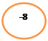 Овал: -8