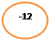 Овал: -12