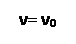 Надпись: ν= ν0