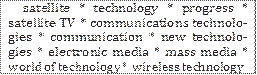 satellite * technology * progress * satellite TV * communications technolo- gies * communication * new technolo- gies * electronic media * mass media * world of technology * wireless technology