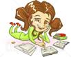 http://veselajashkola.ru/wp-content/uploads/2011/11/27267-Clipart-Illustration-Of-A-Smiling-Brunette-Brown-Eyed-School-Girl-In-Green-Clothes-Laying-On-Her-Belly-And-Doing-Homework-For-School.jpg