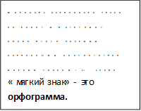 Мягкость согласного звука на конце и в середине слова перед другими согласными обозначается мягким знаком (Ь). Буква «мягкий знак» - это орфограмма.

