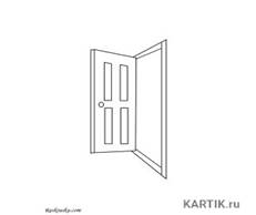 дверь раскраски 50