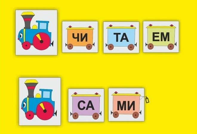 Слоговый поезд