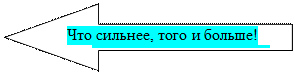 Стрелка вправо:       Что сильнее, того и больше!
 [H]+бббббольшебольшебольше!
