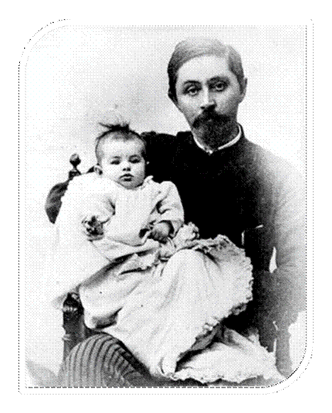 Писатели 1890 года. Мамин Сибиряк с дочерью Аленушкой. Отец Мамина Сибиряка. Родители Мамина Сибиряка.