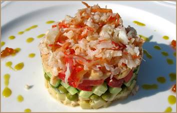 Салат из крабов (Crab Salad), рецепт салата с фото, как приготовить  крабовый салат - Пивной ресторан Бургомистр в центре Москвы