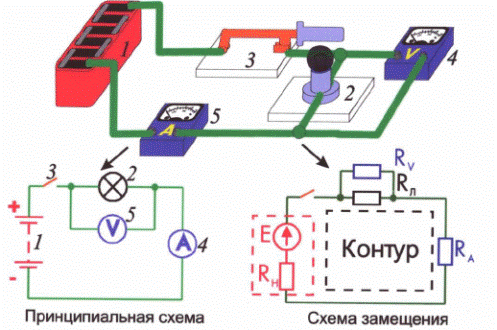 схема электрической цепи