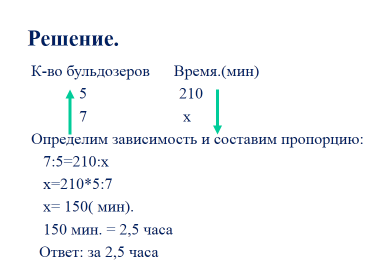 Сколько понадобится времени 9 бульдозерам чтобы расчистить